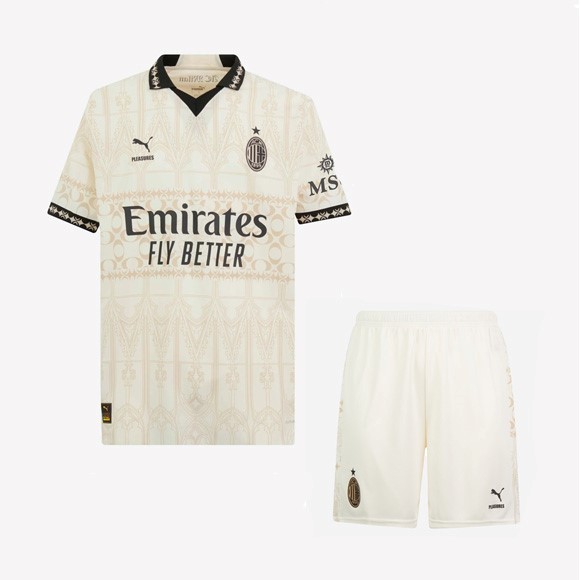 Camiseta AC Milan Beige Niño 2023-2024